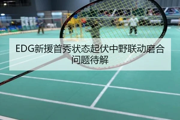 EDG新援首秀状态起伏中野联动磨合问题待解