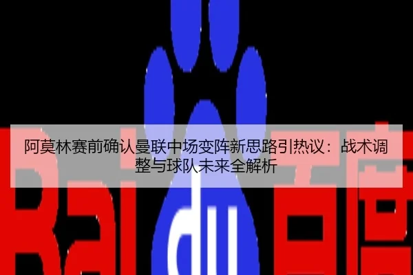 阿莫林赛前确认曼联中场变阵新思路引热议：战术调整与球队未来全解析